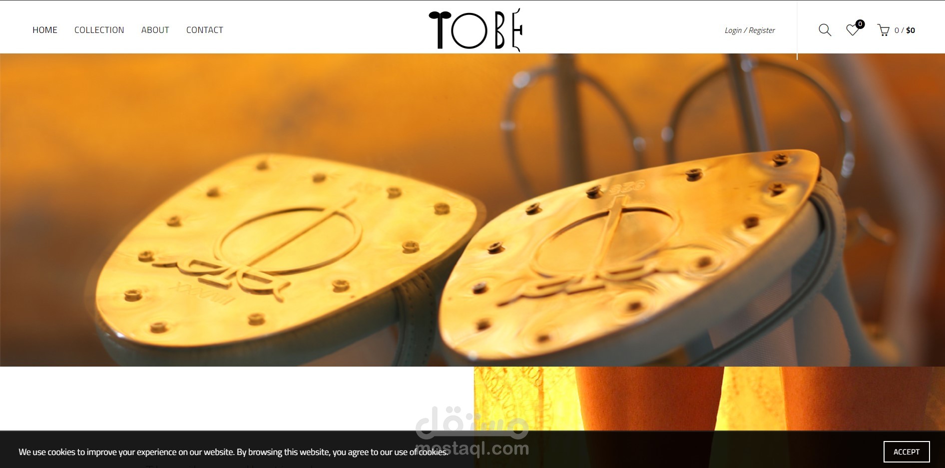 متجر إلكتروني - Shoes Tobe