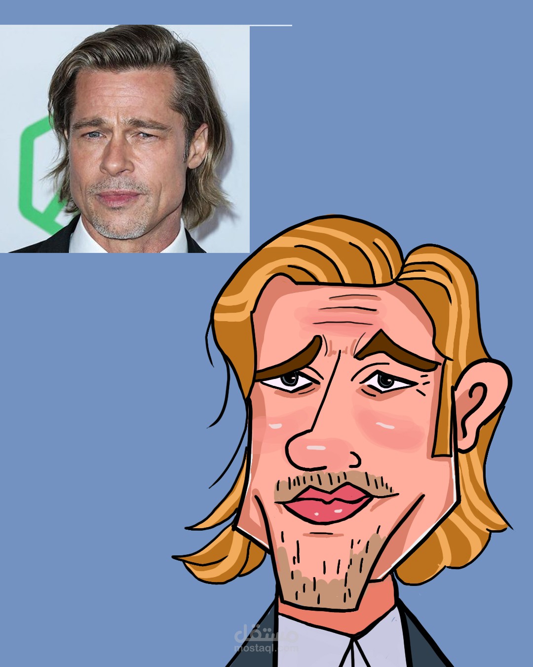 تصميم ورسم كاريكاتير مميز بأسلوب فني معبّر وجذاب