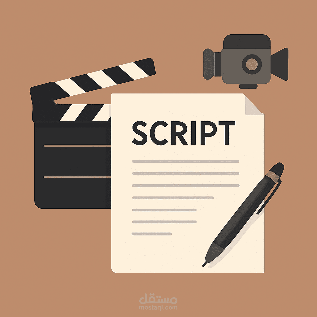عينات سكريبتات احترافية (فيلم + موشن جرافيك)