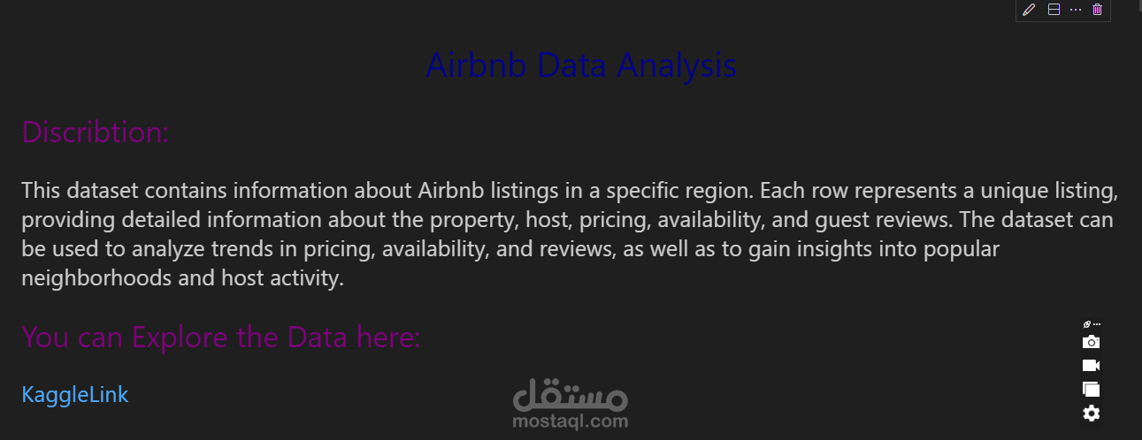 تحليل بيانات اير بي ان بي ب استخدام بايثون