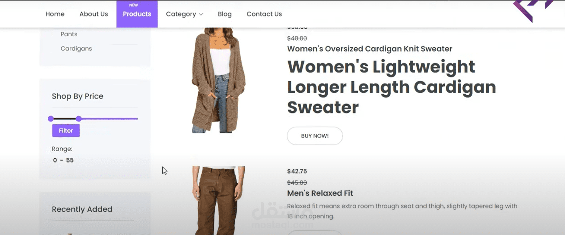 Ecommerce Website in PHP Laravel
