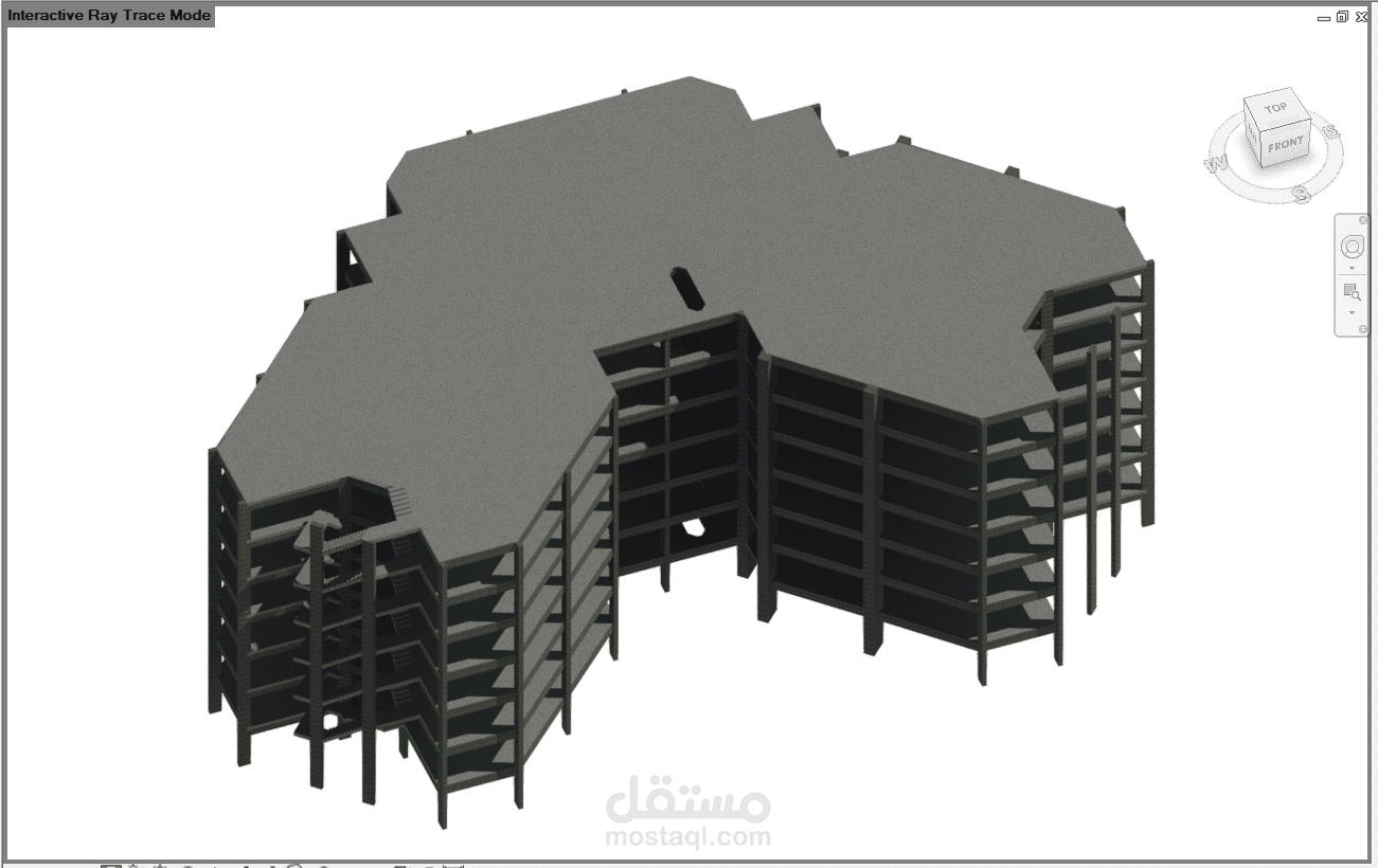 Revit Modeling for Service Building