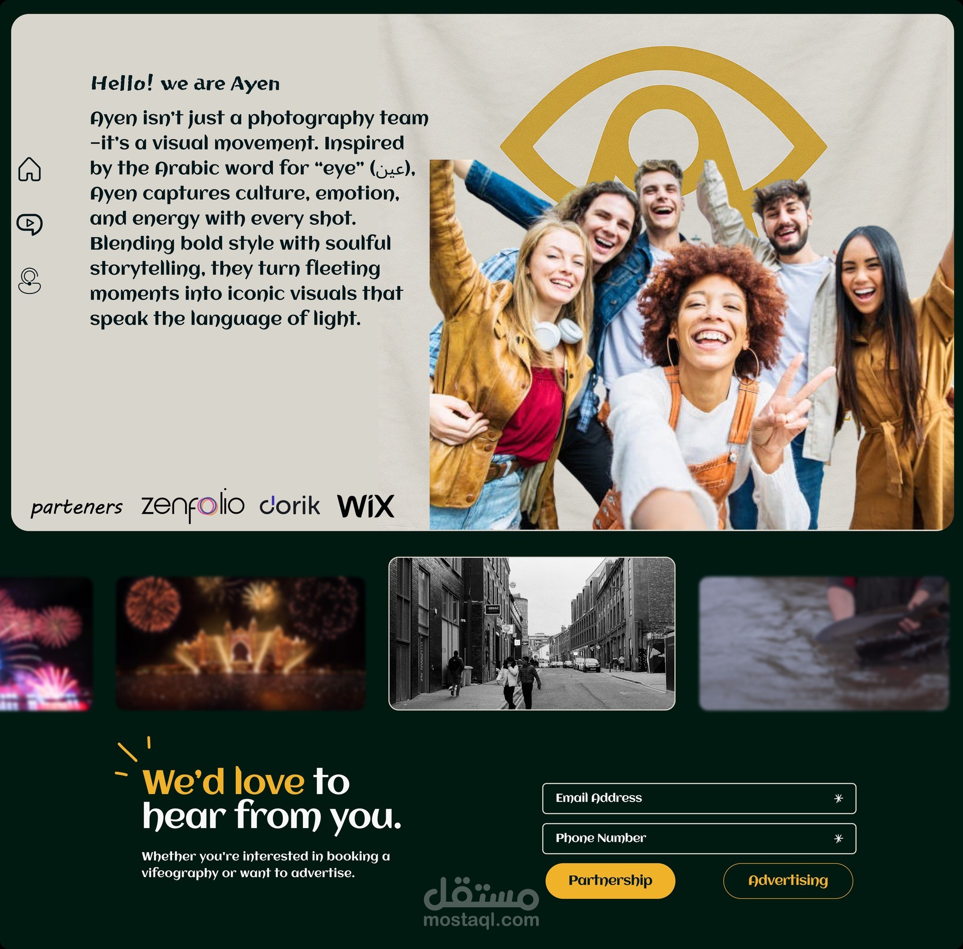 Ayen – Photography & Visual Storytelling Platform
