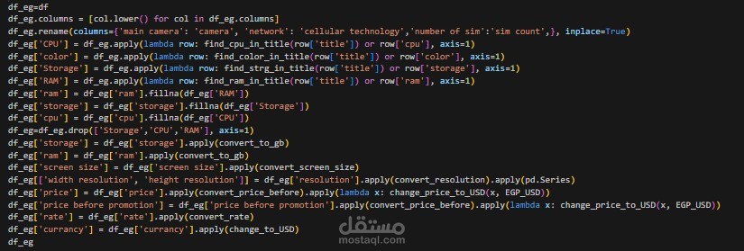 Amazon Mobile Data Scraping