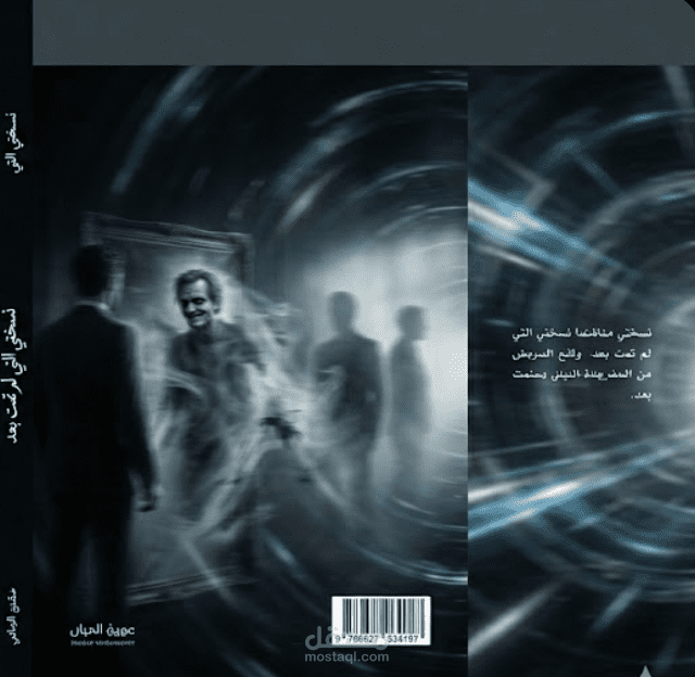 تصميم غلاف كتاب و عليه عنوانه