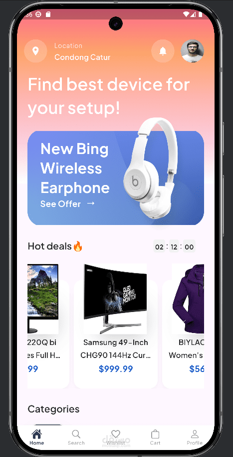 Zalada App(Ecommerce)