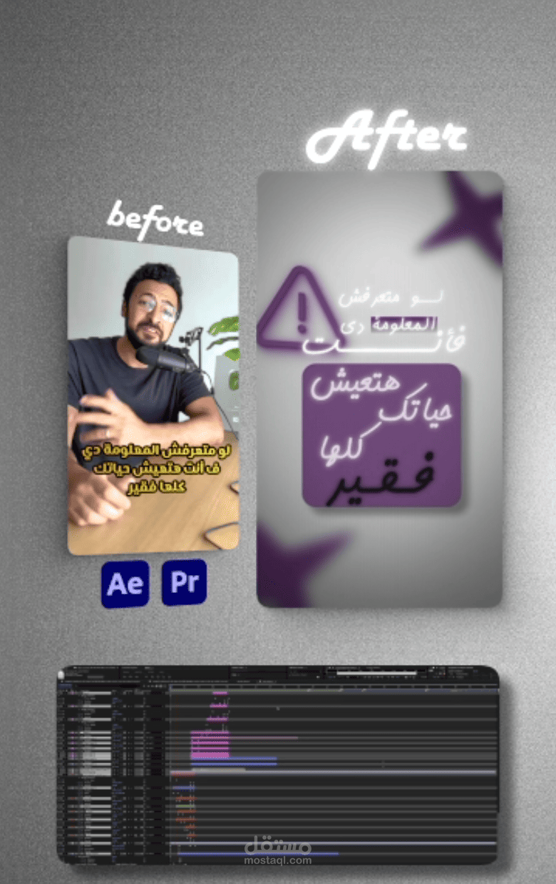 Before & After Editing