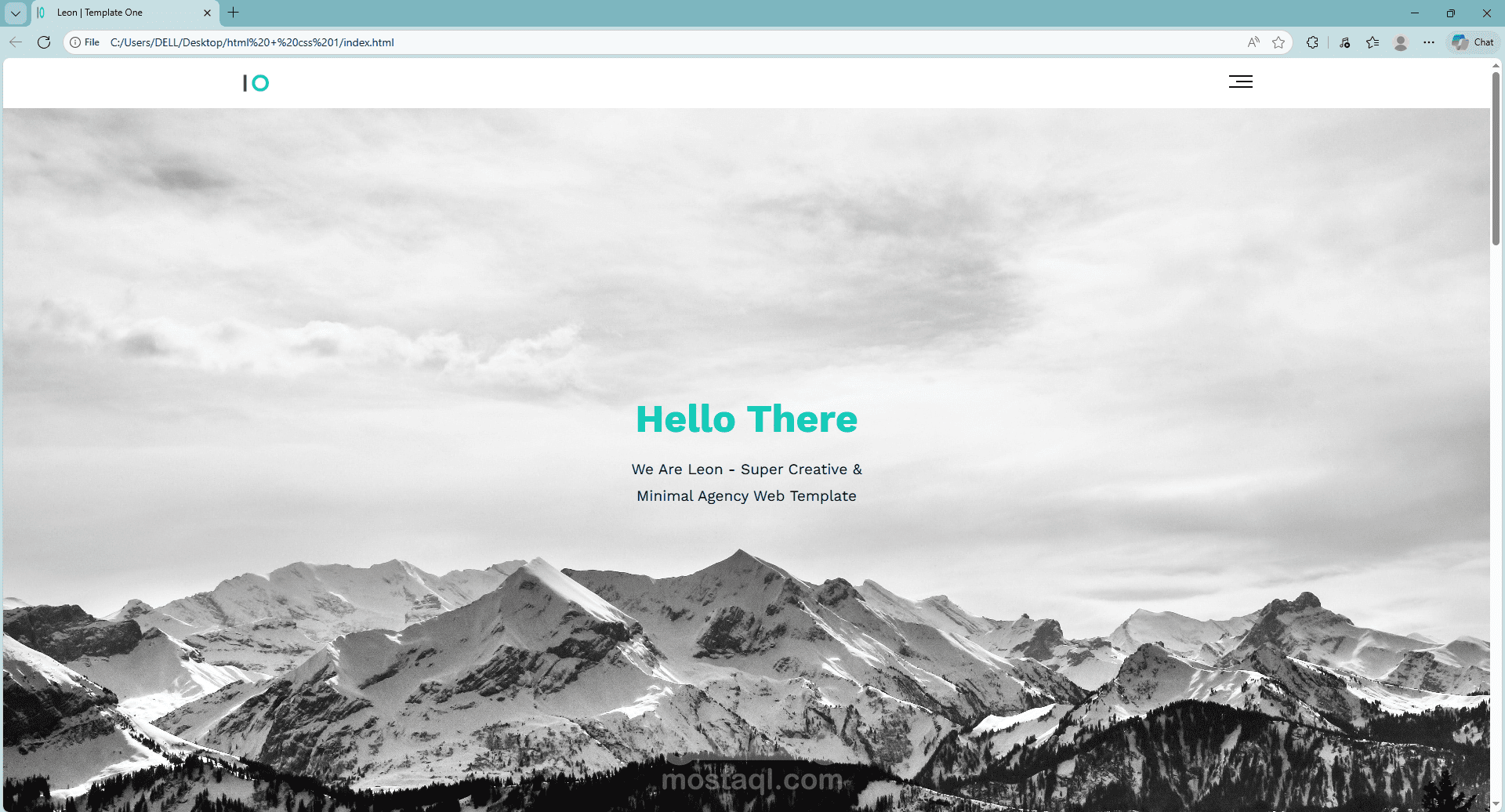 Responsive Landing Page Using HTML, CSS