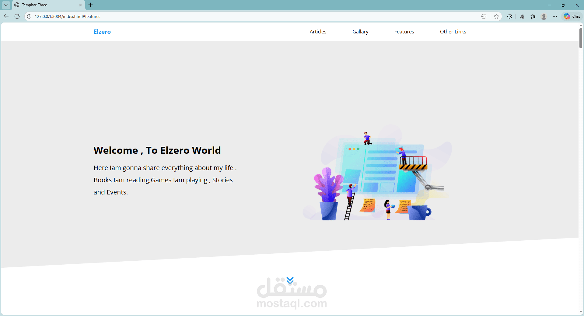 Responsive Landing Page with HTML, CSS Animations & Transitions