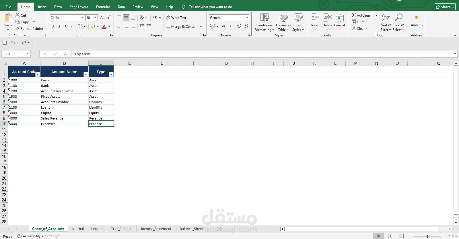 Simple Module of Accounting System