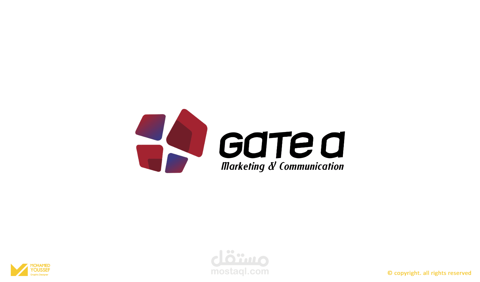GATE A  markting & communication Brand identity