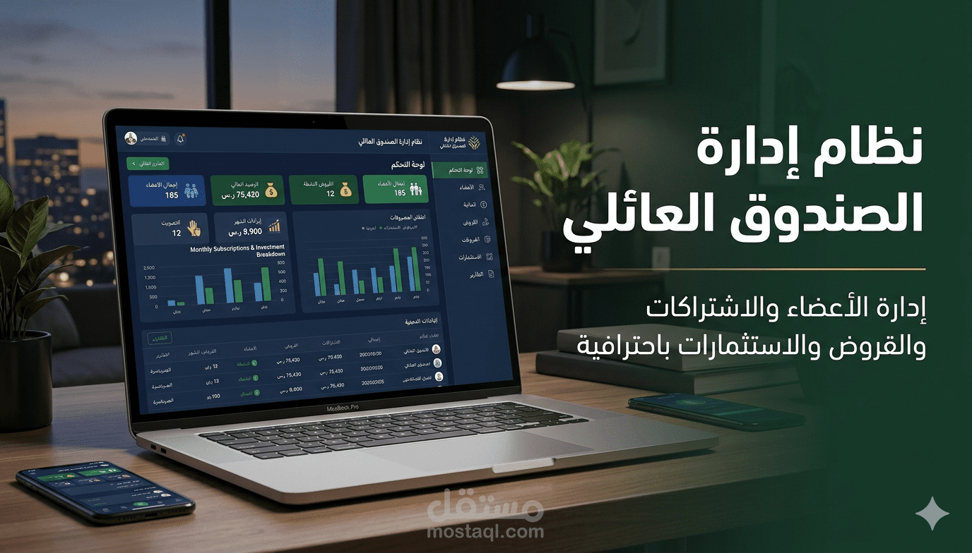 نظام إدارة الصندوق العائلي الذكي