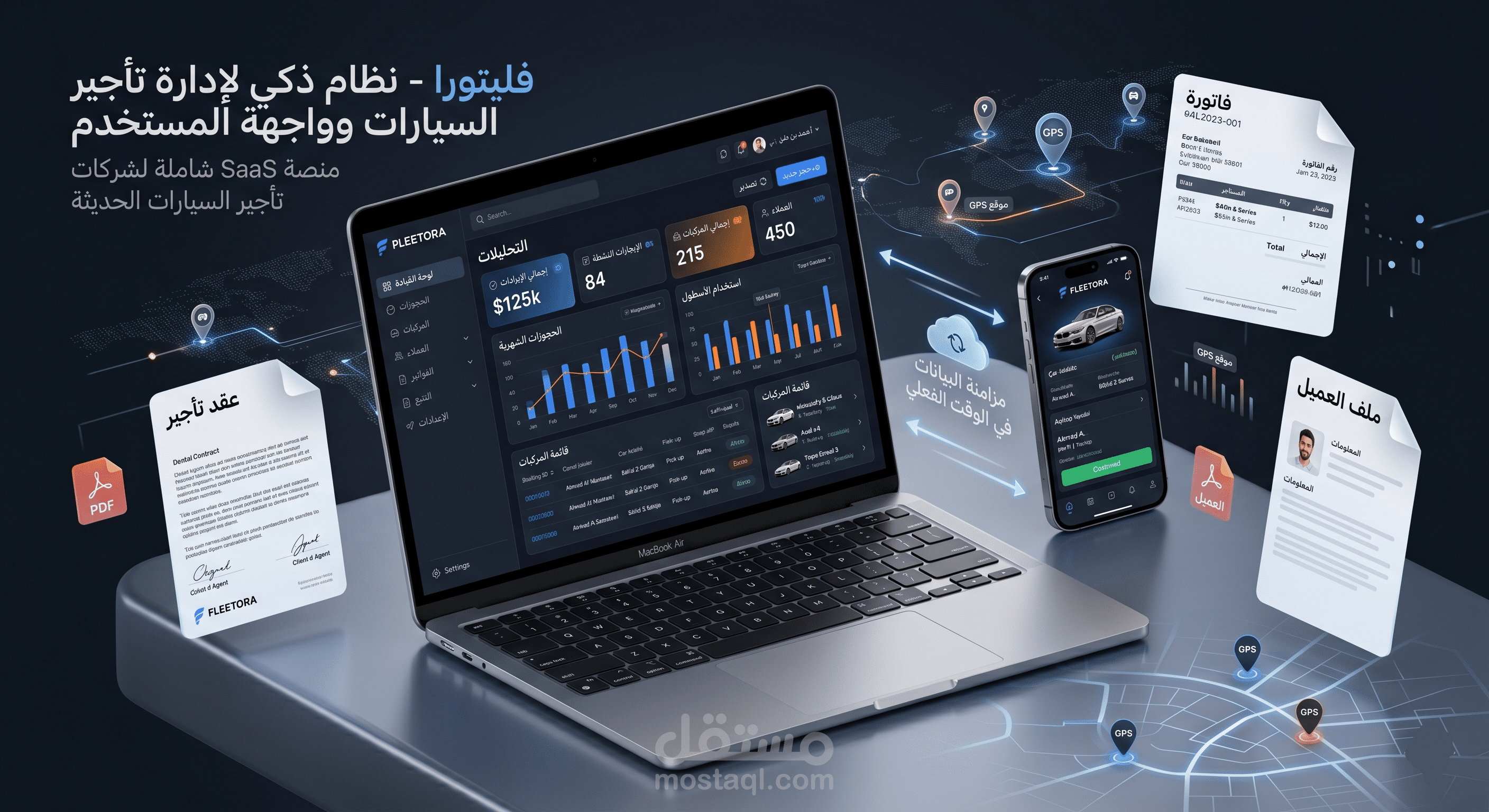 فليتورا لتأجير السيارات
