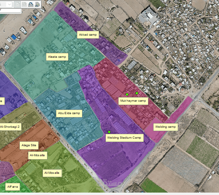 تصميم خرائط واخراج على برنامج arc map