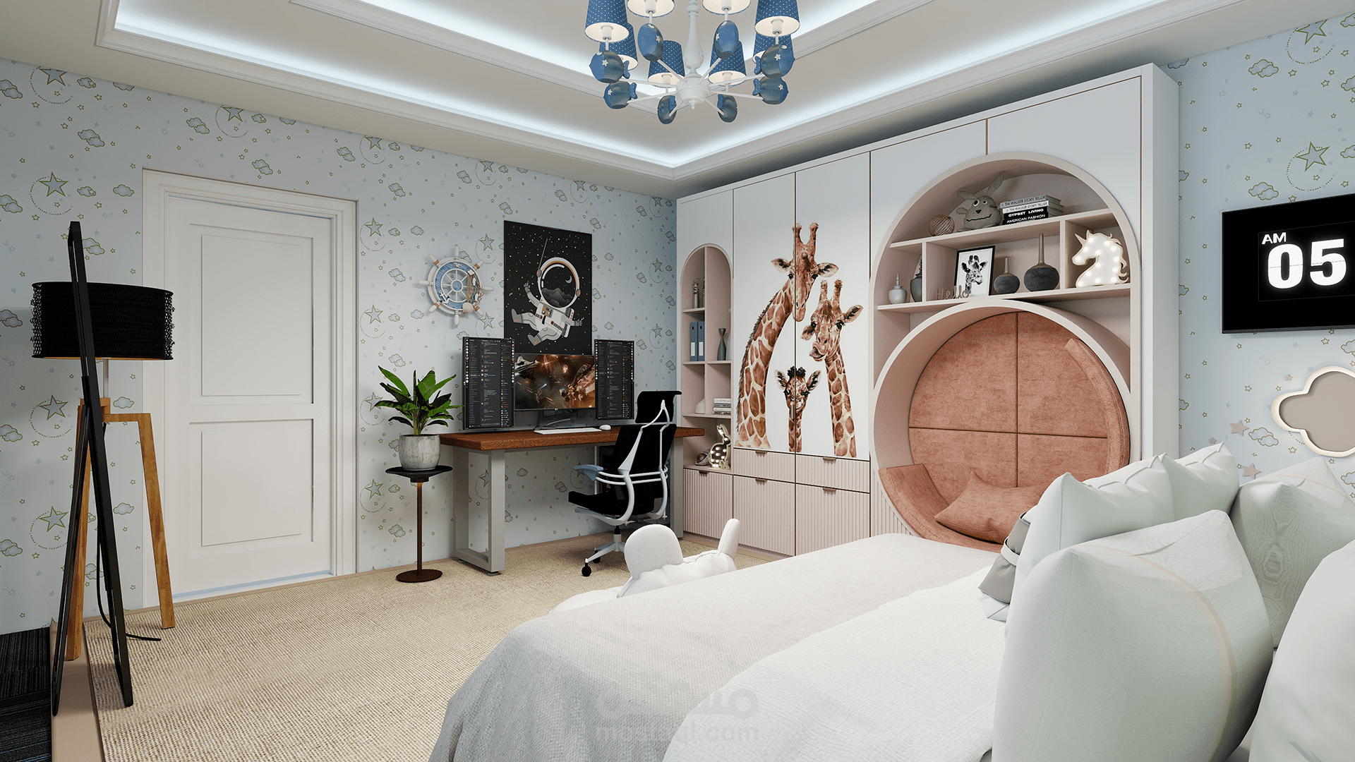 Kids Room Interior 1