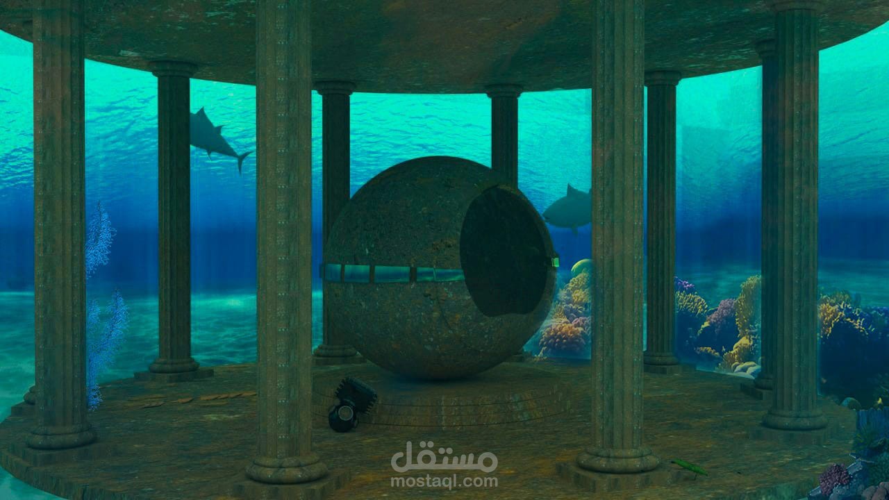 مشهد تحت الماء