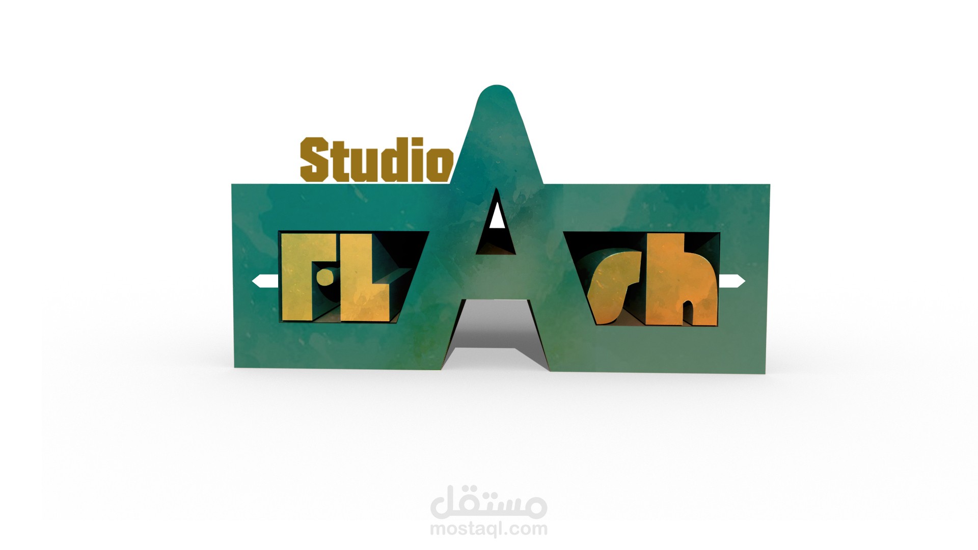 شعار استوديو " فلاش " للتصوير الفوتوغرافي