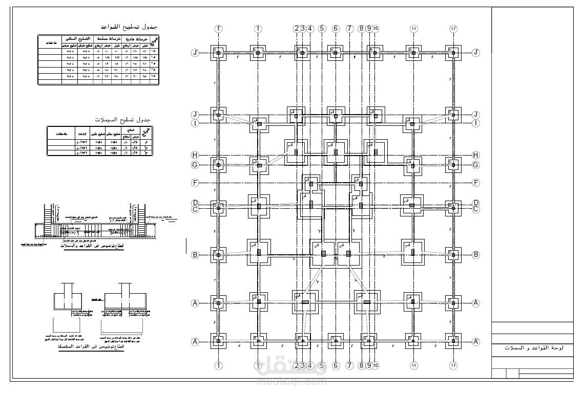 foundation and smell drawings
