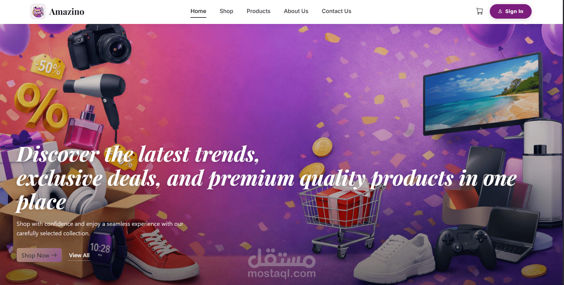 Full Stack E-Commerce Platform | Multi-Role (User, Seller, Admin) System
