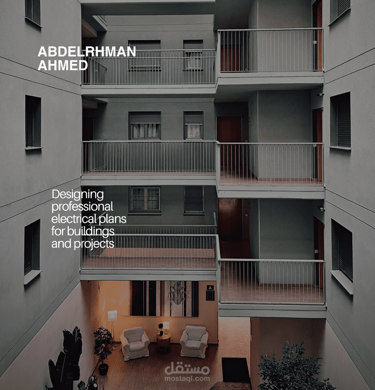 تصميم كهرباء وانظمة تيار خفيف وتغذية وصرف صحي ونظام FIRE FIGHTING  لمبنى عيادات بالاضافة الى صالة جيم وجاكوزي