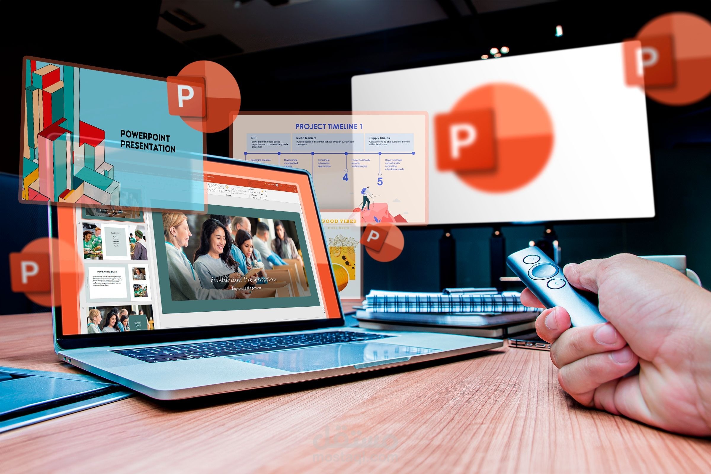 تصميم عرض تقديمي احترافي وجذاب