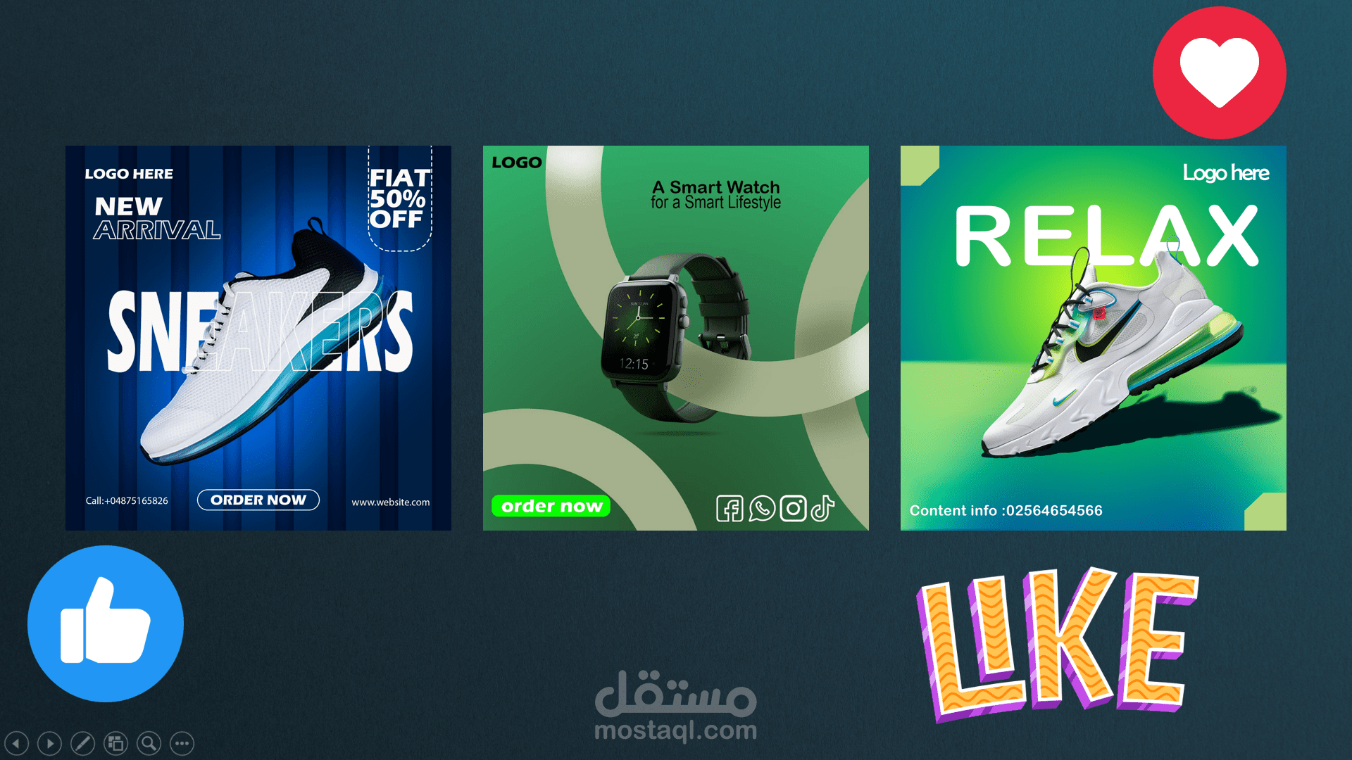 تصميم إعلانات وسوشيال ميديا احترافية تجذب عملائك