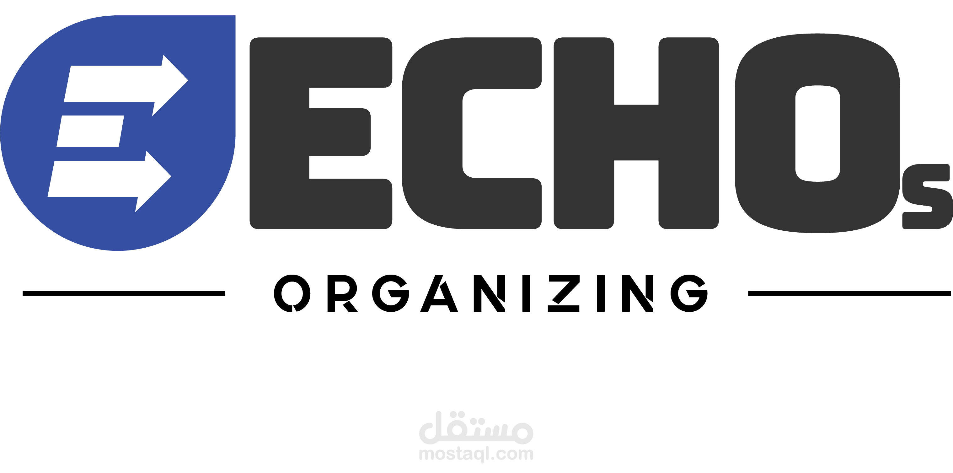 تصميم شعار لشركة تنظيم مؤتمرات "Echos Organizing"