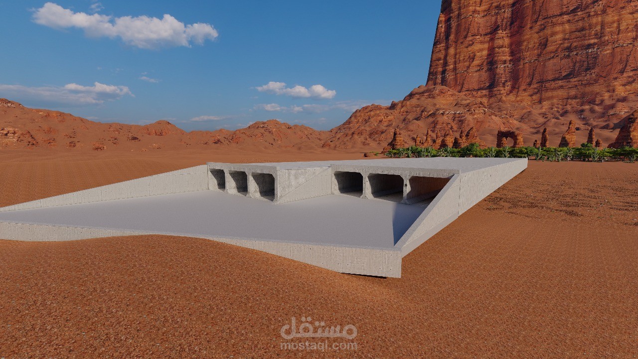 نموذج موضح بالتفاصيل التفيذ  انشائي ل culverts تحت الارض للبينه التحتيه