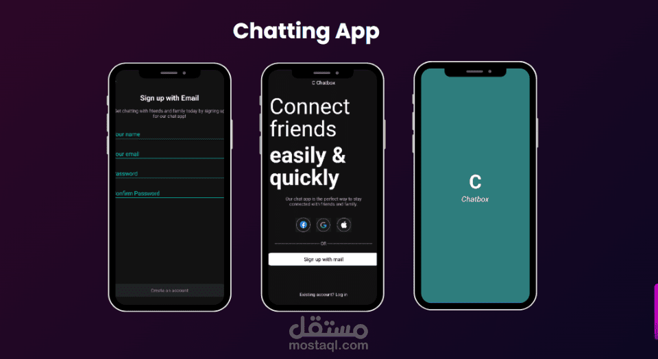 تطبيق Chatbox – تطبيق مراسلة حية