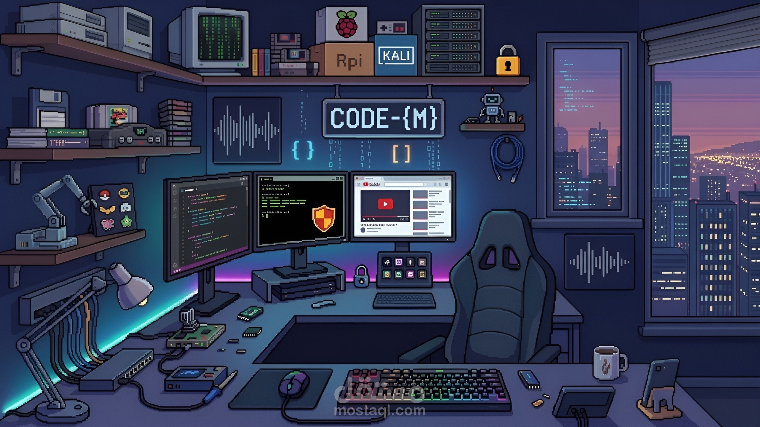 مونتاج ريل لمحتوى برمجي تقني