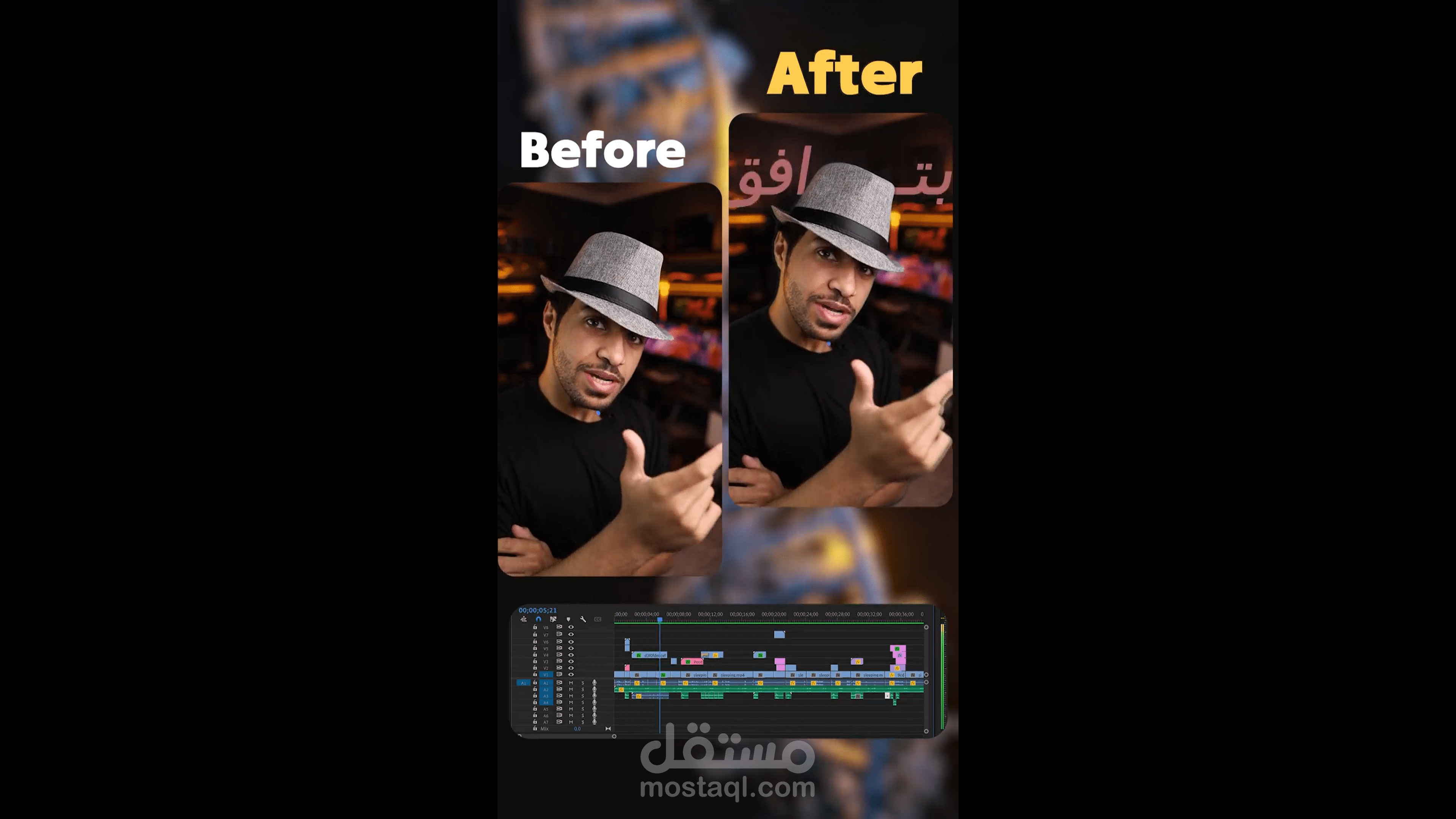 مونتاج فيديو ريلز احترافى