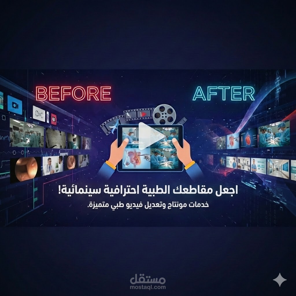 خـــدمة مـــــونتاج احــــترافية فى مجال الطب