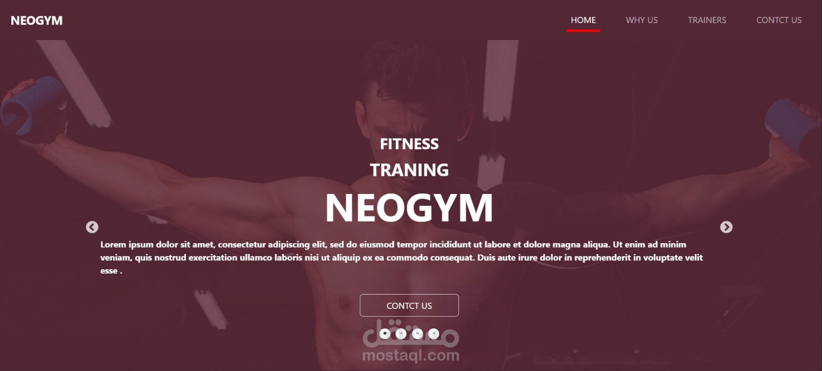 Gym Website