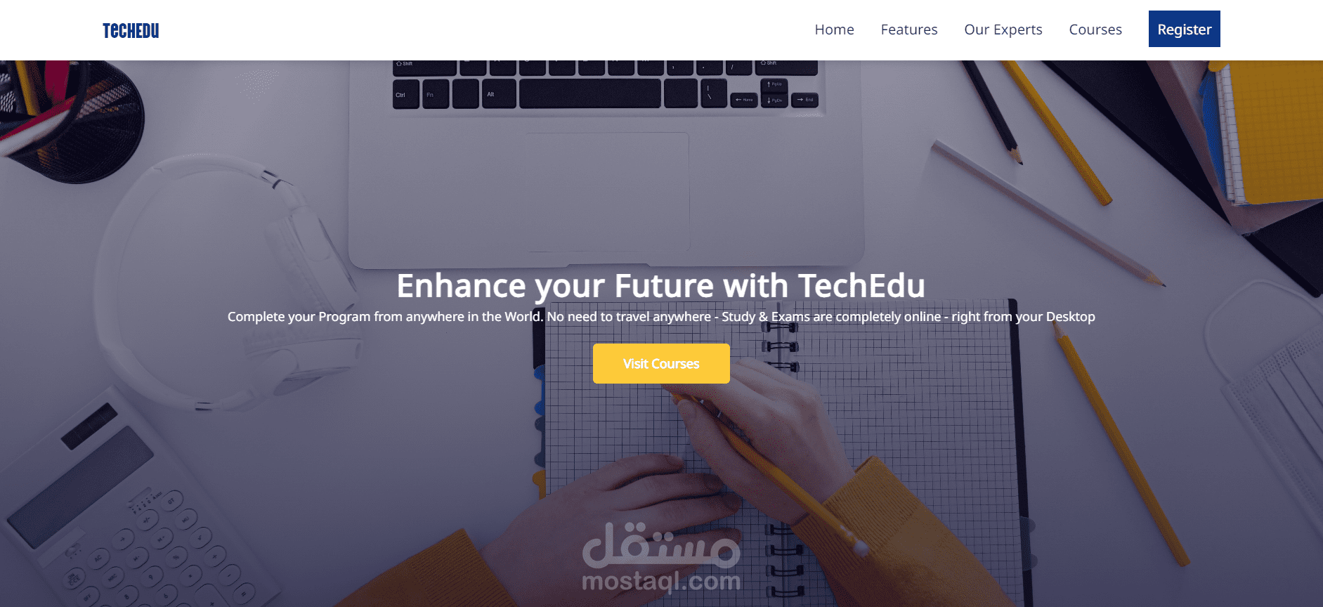 E-Learning Website