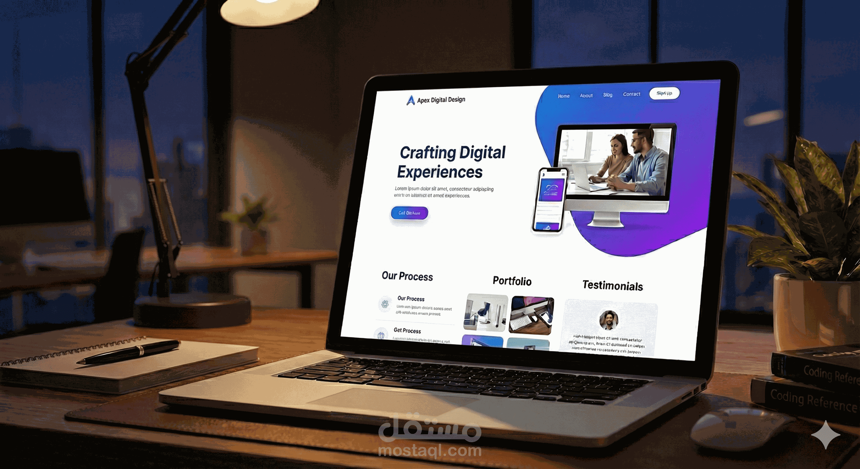 برمجة مواقع الكترونية - تطوير Landing Page