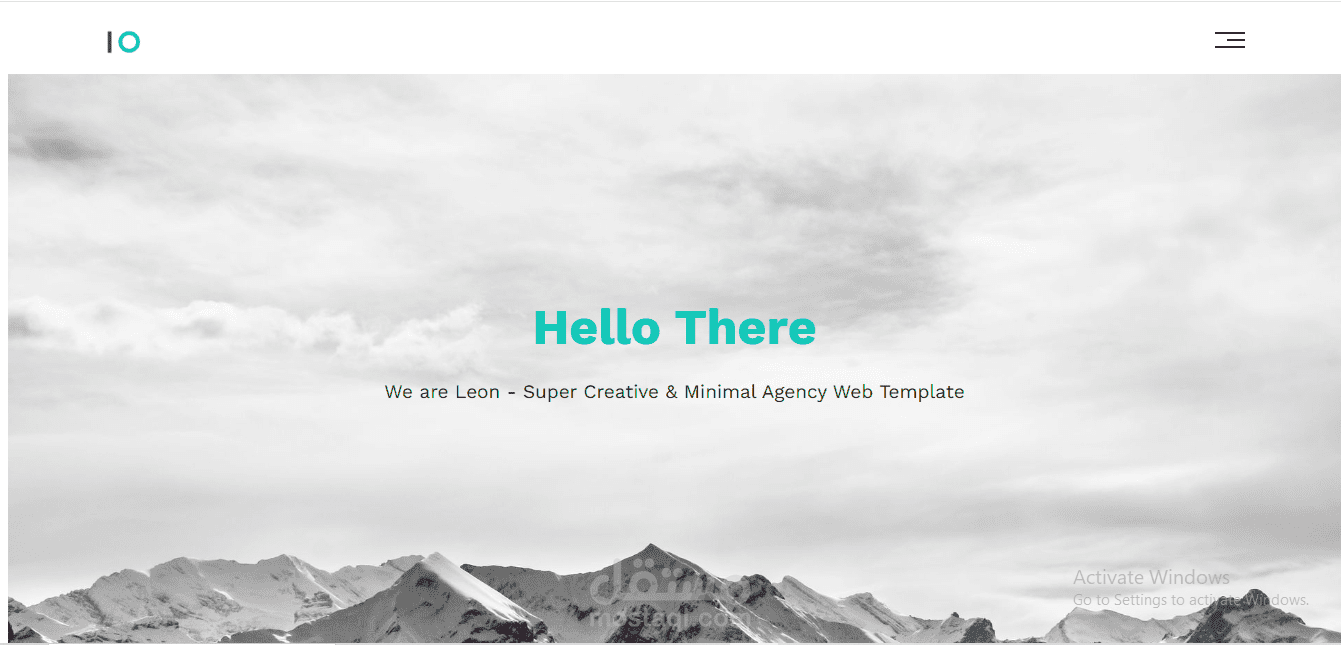 تصميم واجهه موقع اماميه جذابة واحترافية html,css,bootstrab
