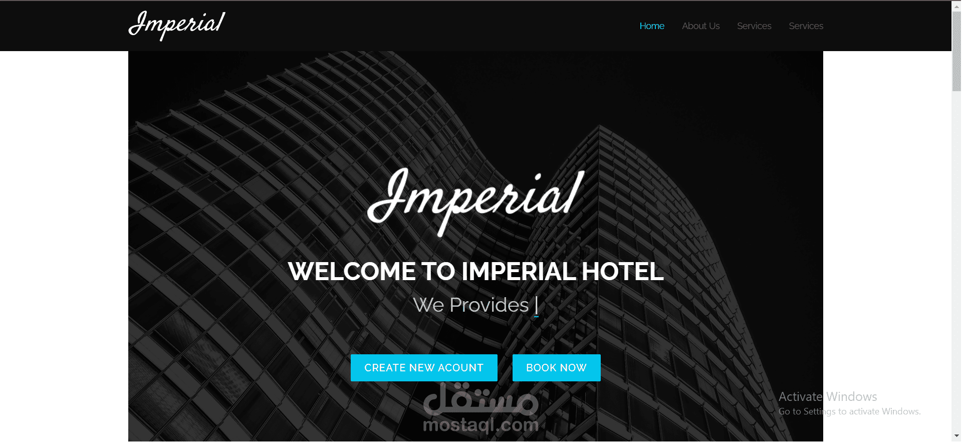 Hotel Management System Website