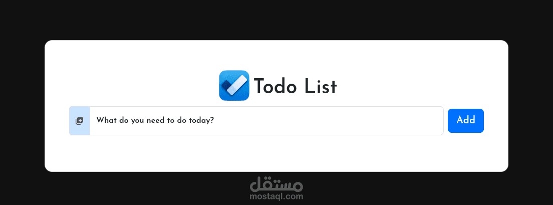 ToDo List | قائمة مهام يومية