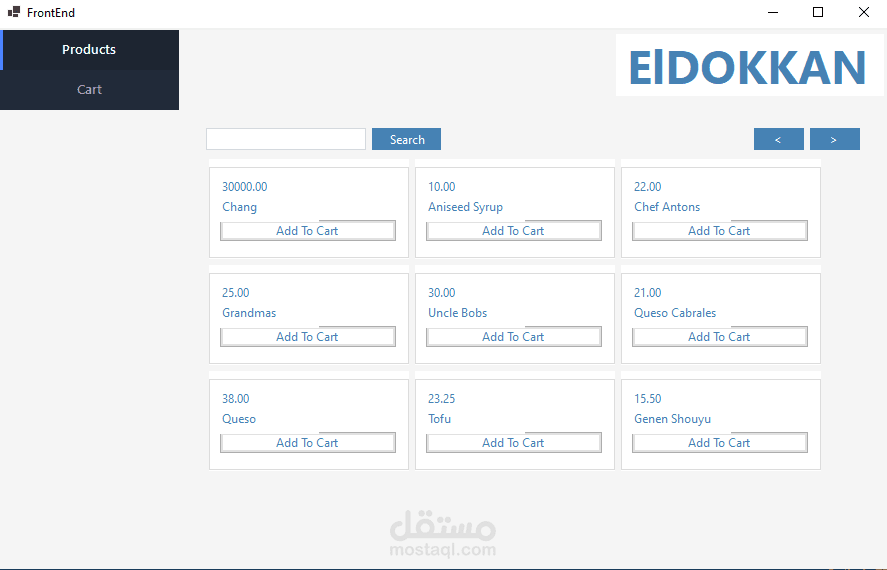 Ecommerce Application "elDokkan"