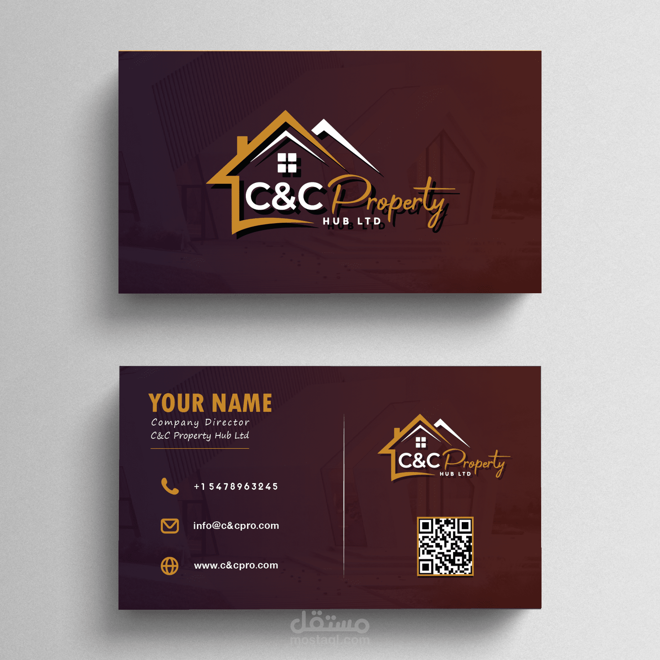 تصميم كروت شخصية حديثة