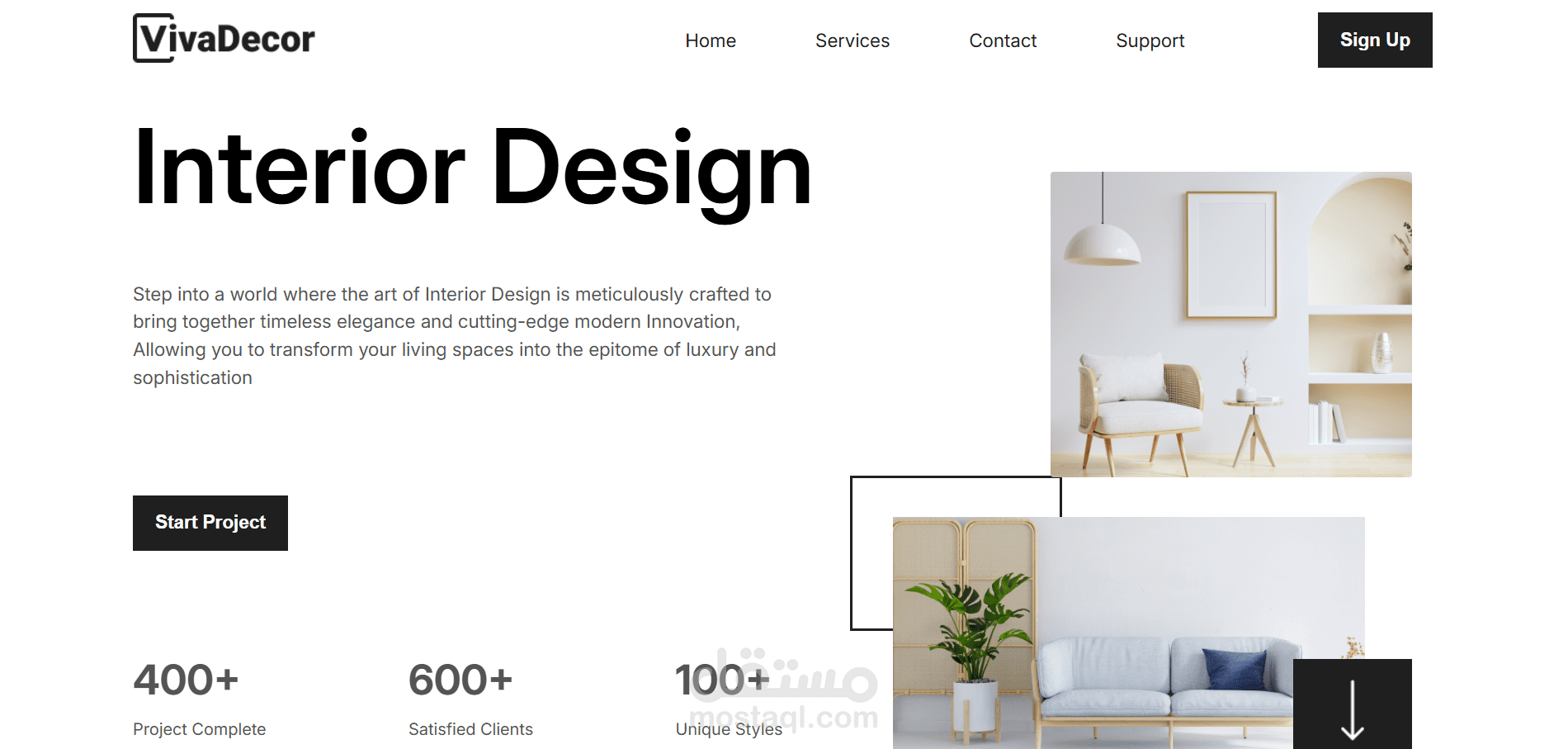 VivaDecor – موقع ديكور داخلي عصري