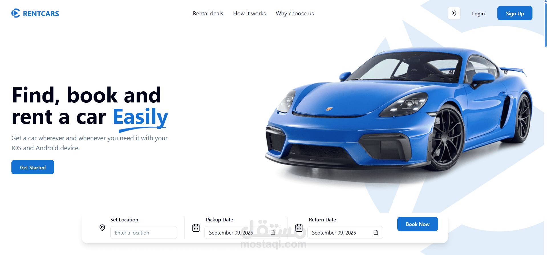 Car Rental Platform – منصة تأجير سيارات متكاملة