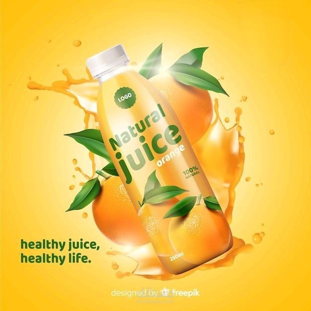 تصميم (لوجو) لnatural juice جذاب ومريح للعين