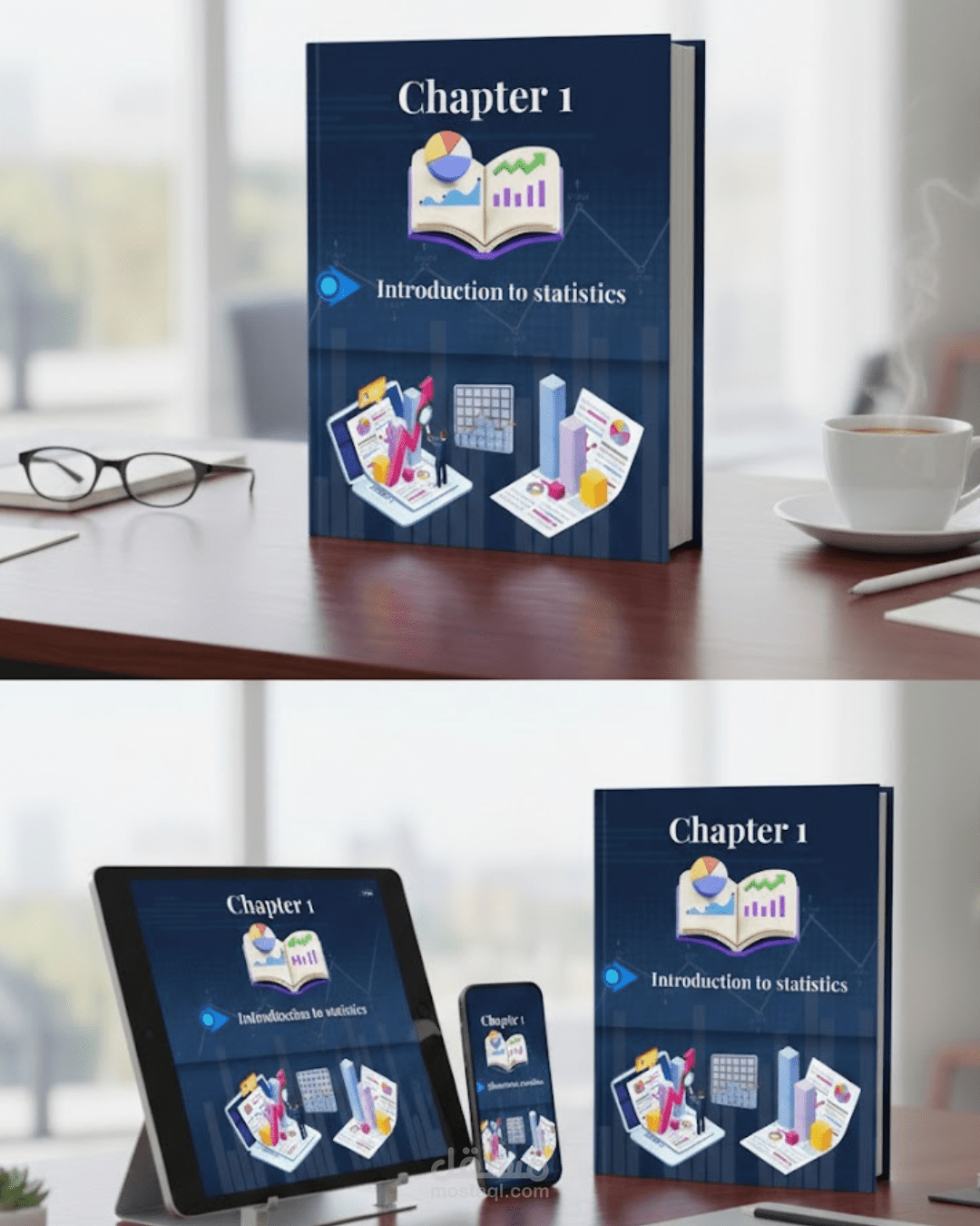 تصميم أغلفة كتب ومذاكرات