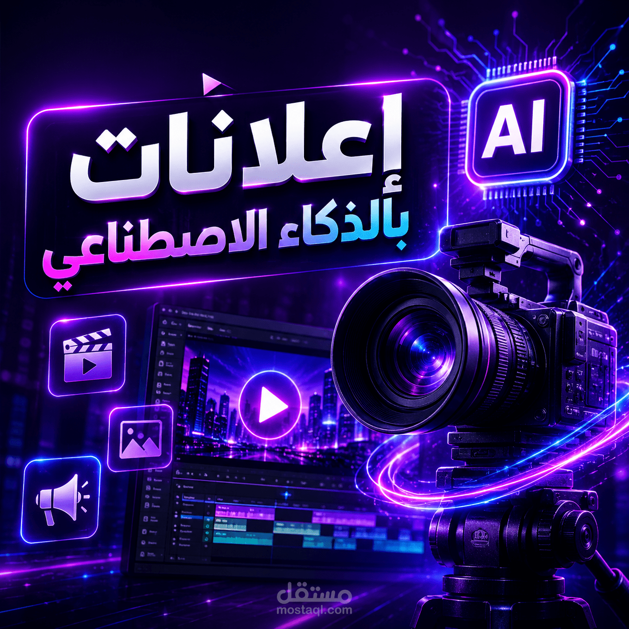 تصميم اعلانات بالذكاء الاصطناعي