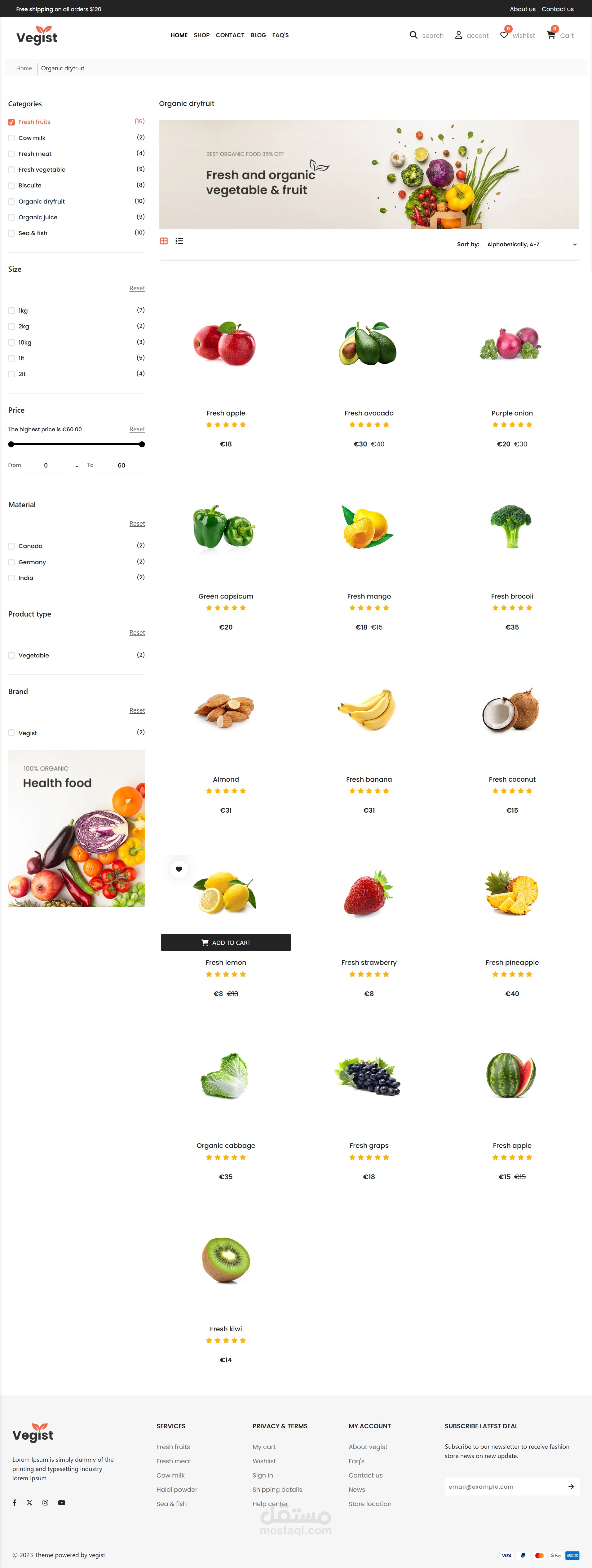 e-commerce fruits