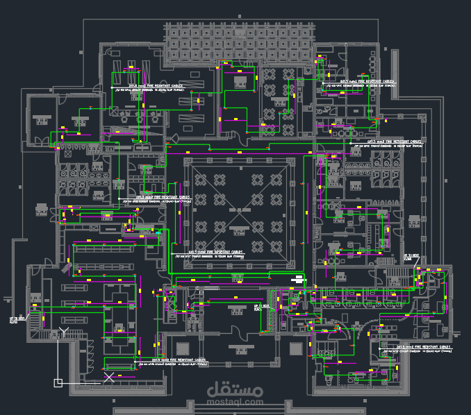 shop drawing Fire Alarm and Data