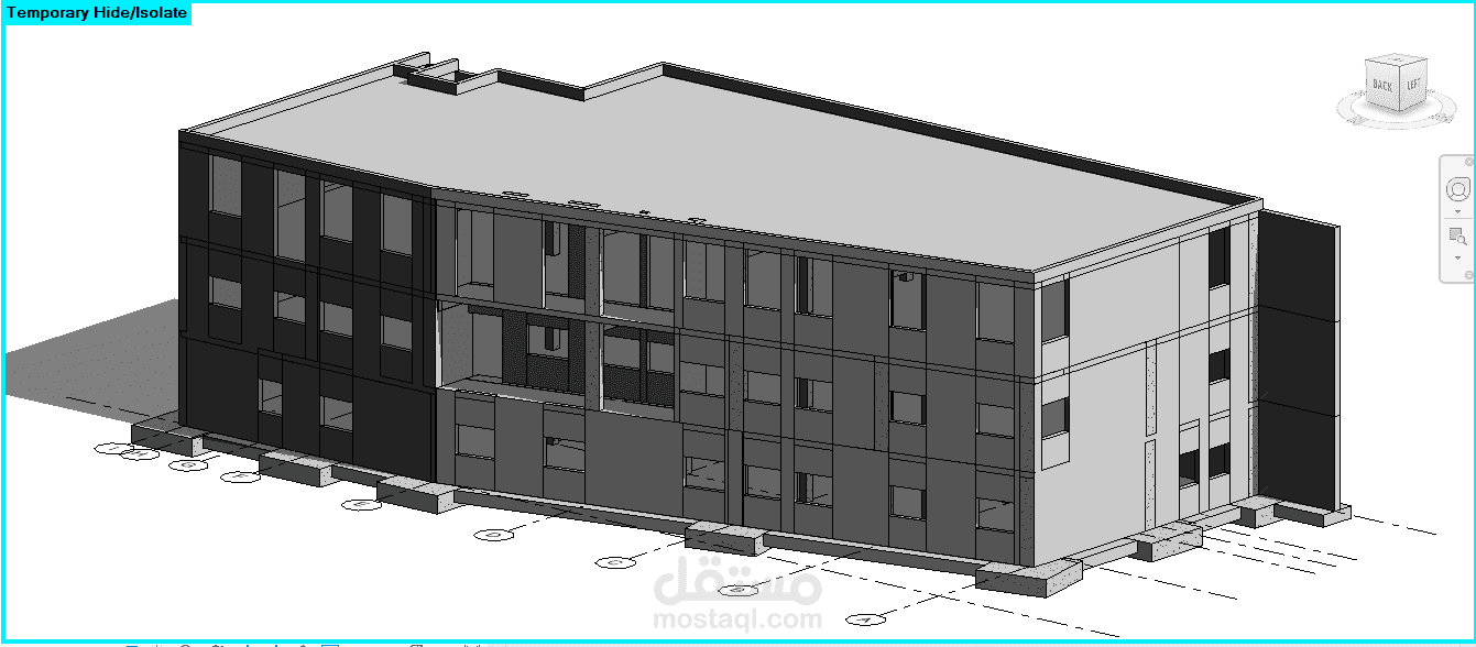 Creation of a 3D model for Daregal on Revit