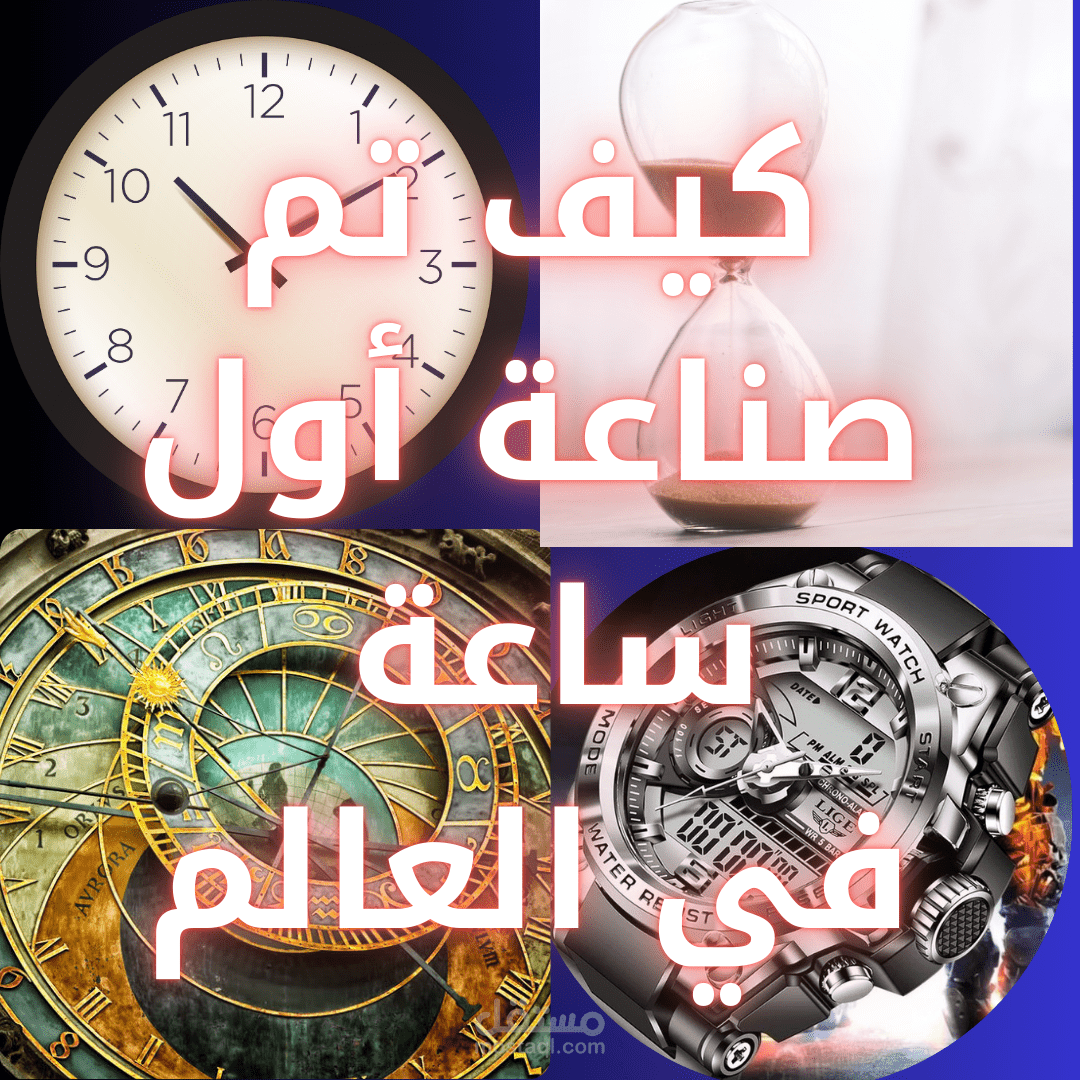 "تاريخ صناعة الساعات: من المزولة إلى الساعات الميكانيكية"