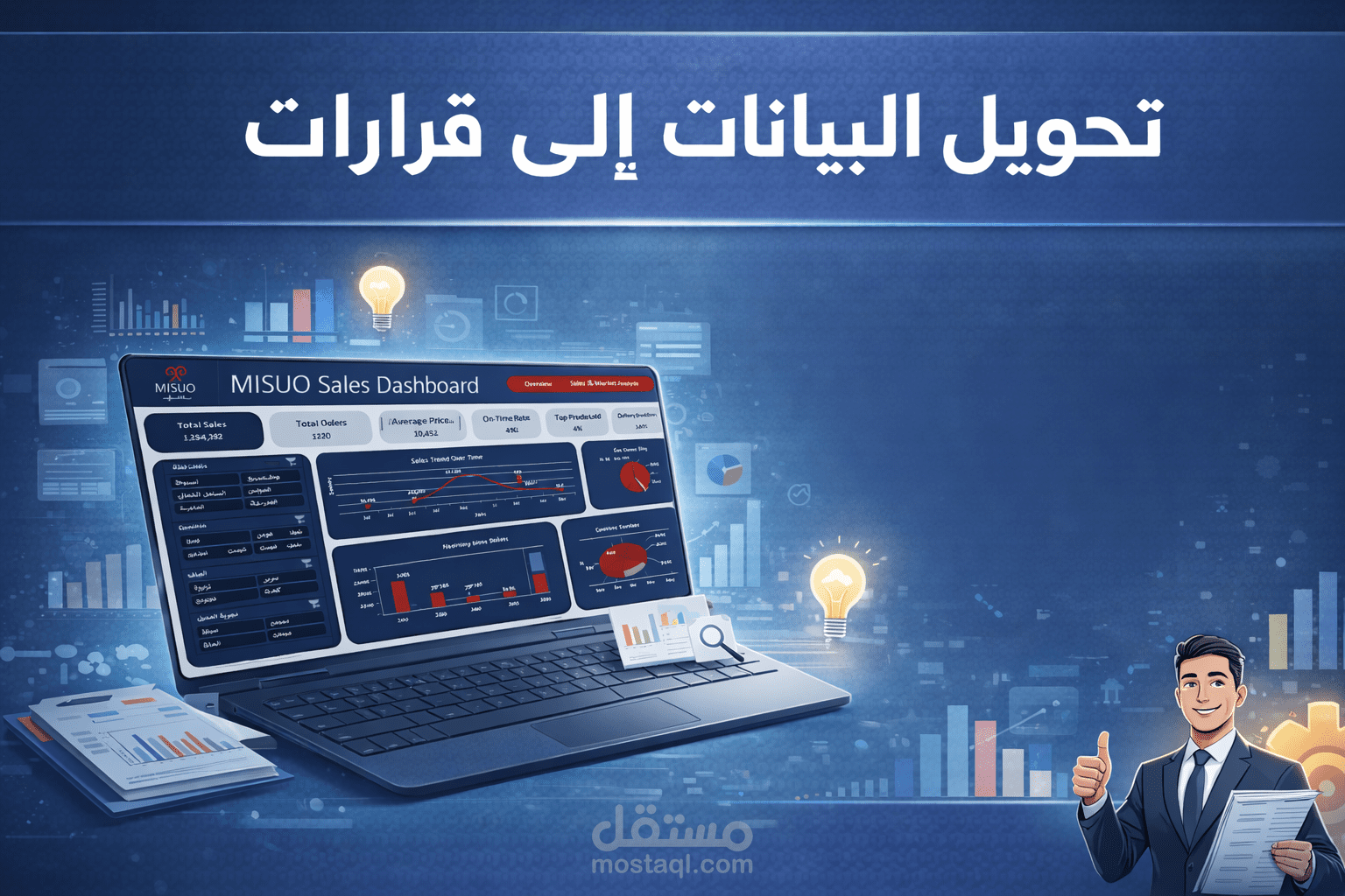 MISUO Sales Performance Analysis — Excel Dashboard